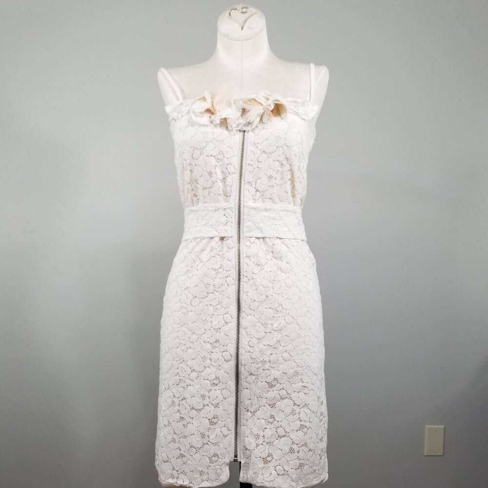 New Leanne Marshal XS Lace Shift Dress Cottagecore Floral Romantic Feminine